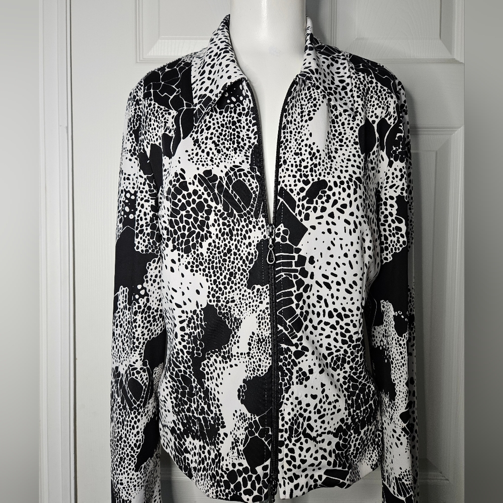 Joseph Ribkoff Veston Women's Zip Front Jacket Size 8